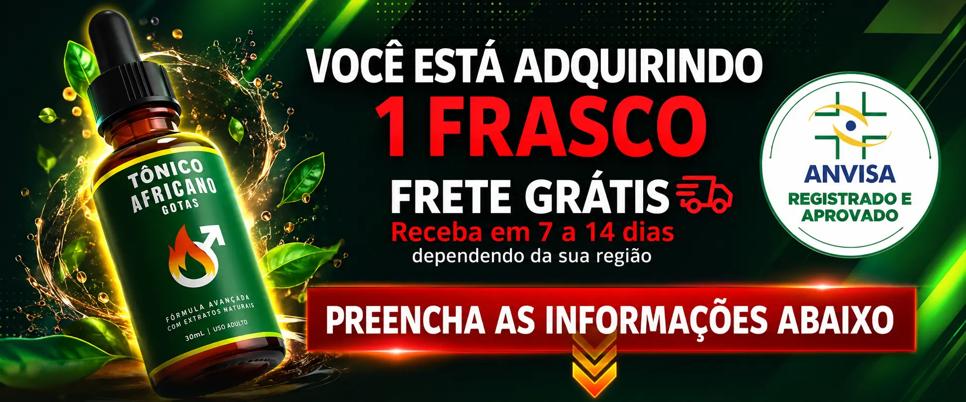 Tônico Africano - 1 Frasco